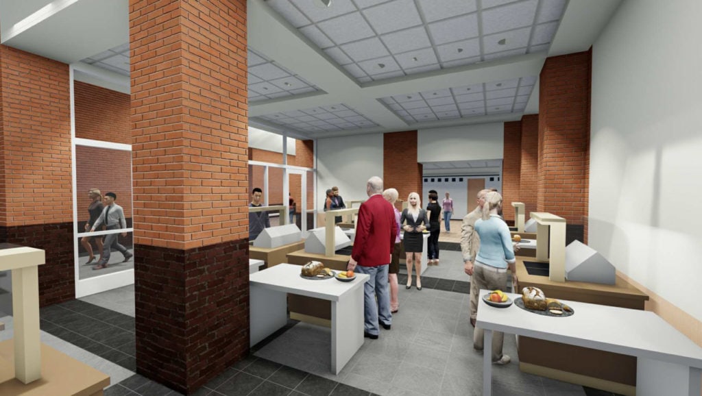 artist’s conception of the Culinary Medicine teaching kitchen